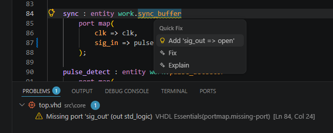 Quick-Fix Code Actions